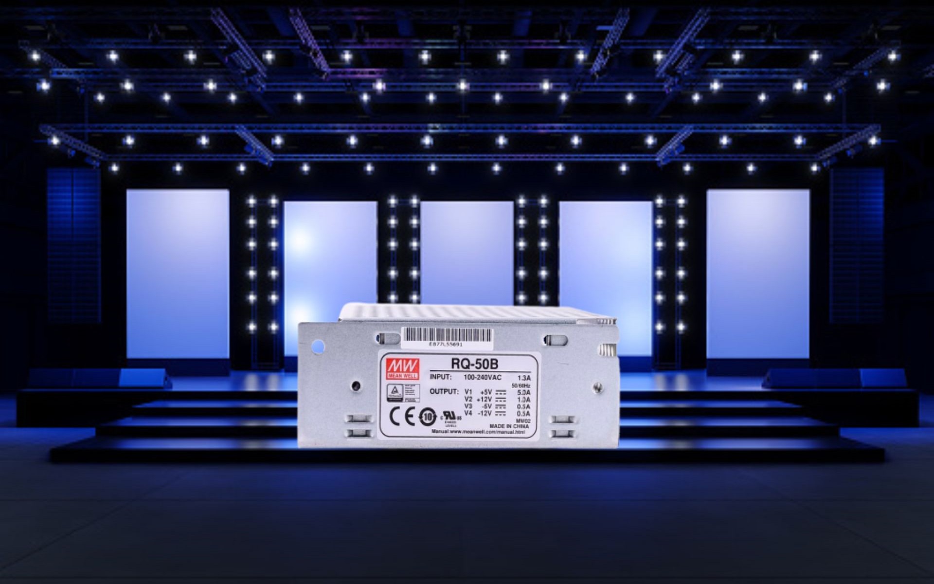 Mean Well Quad Output Switching Power Supply RQ-50 series