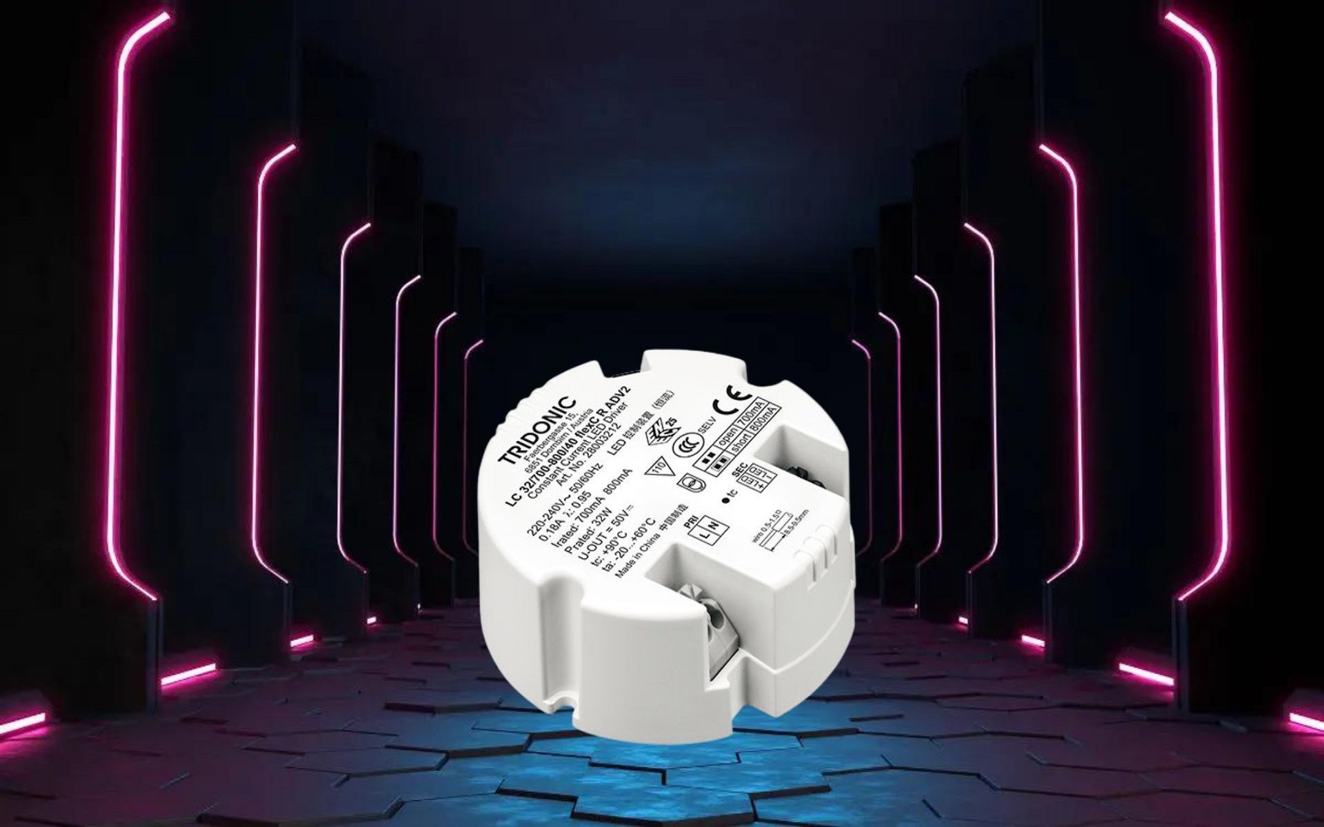 LED Driver advanced round series LC 14W 250-350mA flexC R ADV2